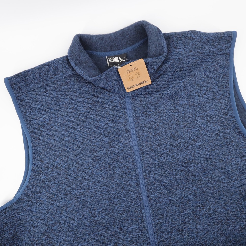 NEW Eddie Bauer Radiator Fleece 3.0 Vest Dusk Sleeveless Mens XXL